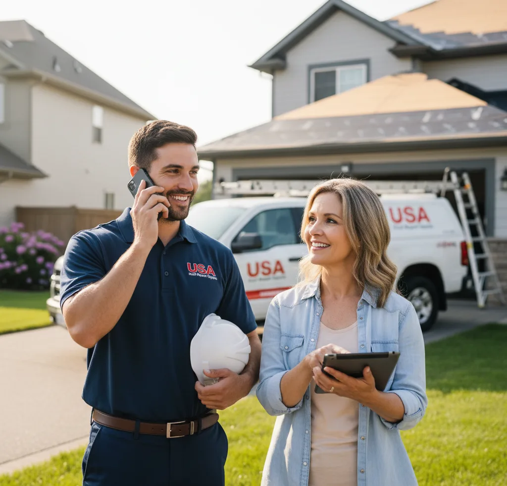 USA Roof Repair Experts customer support in Perkinston